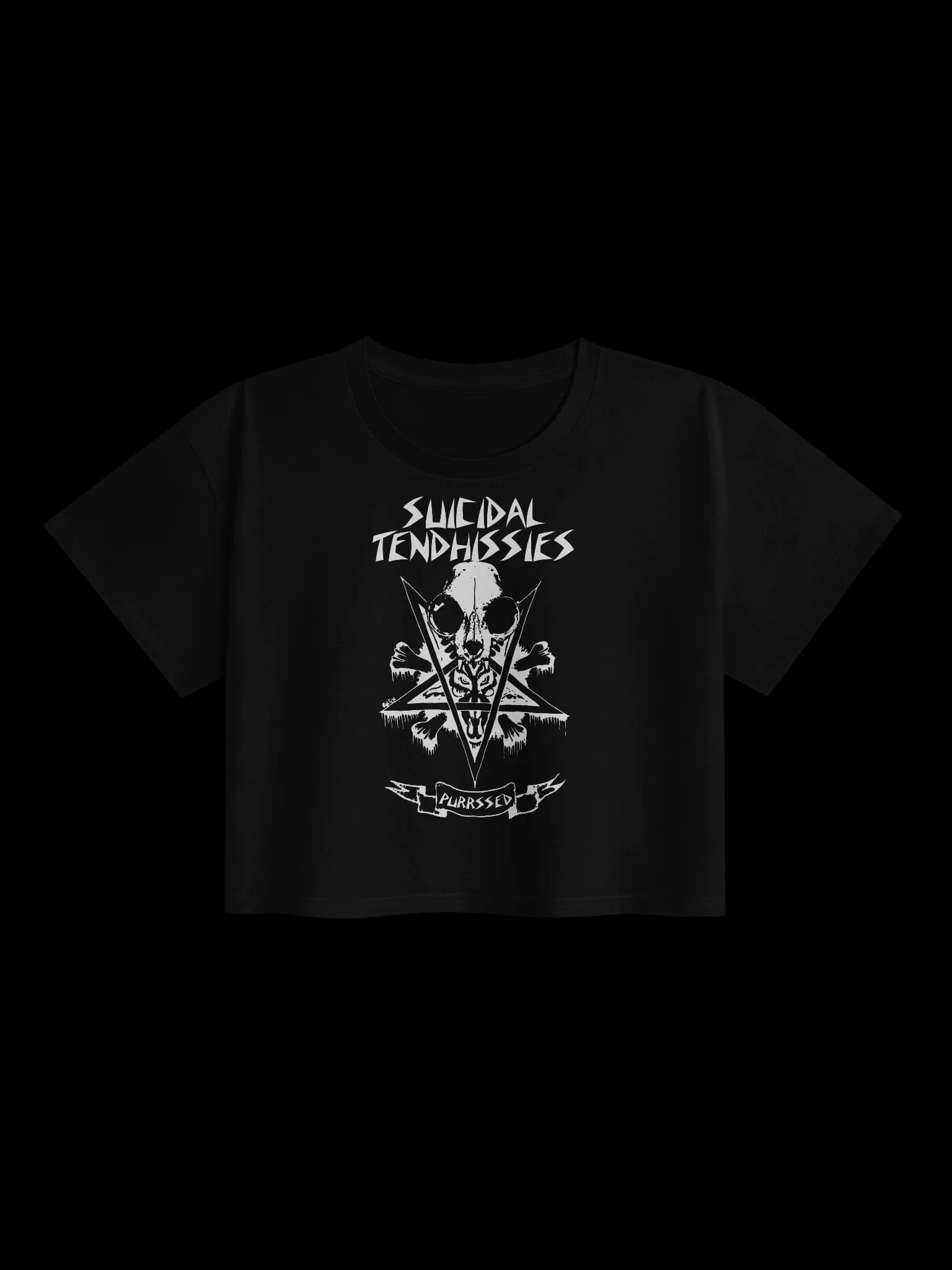 Suicidal Tendhissies - Purrsed - Crop Top
