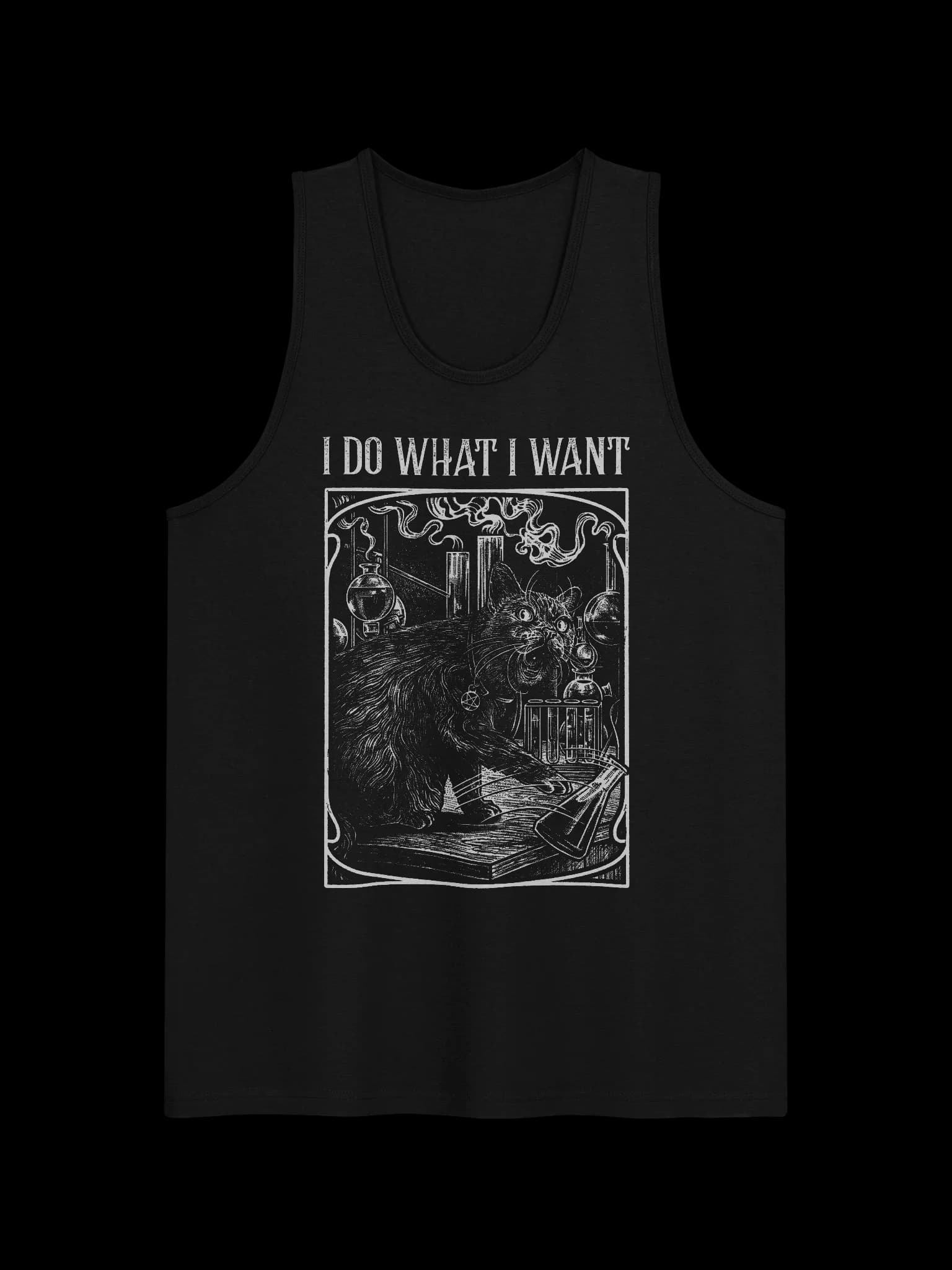 I Do What I Want - Witch's Cat - Tank Top