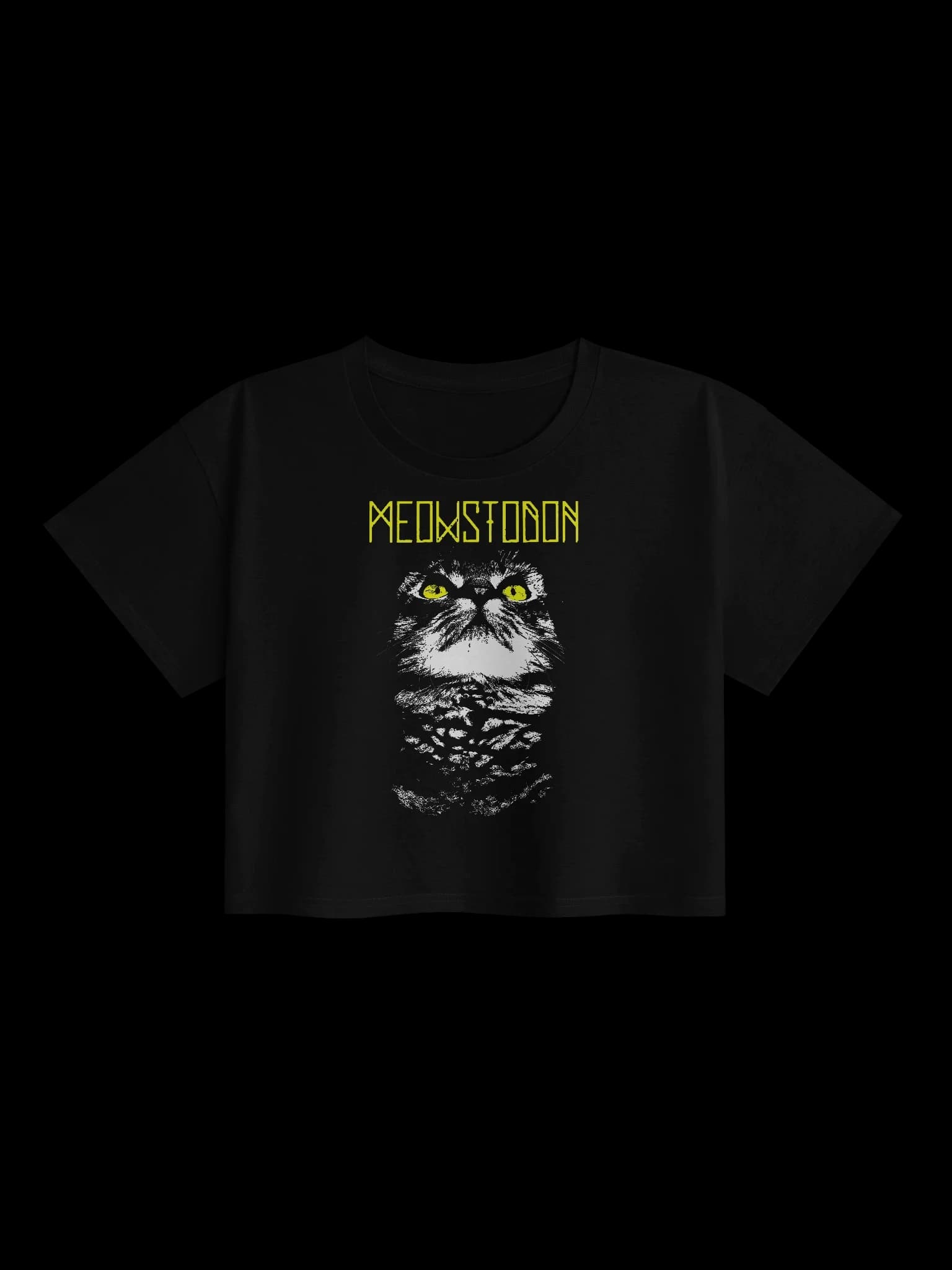 Meowstodon - Cat Beard - Crop Top