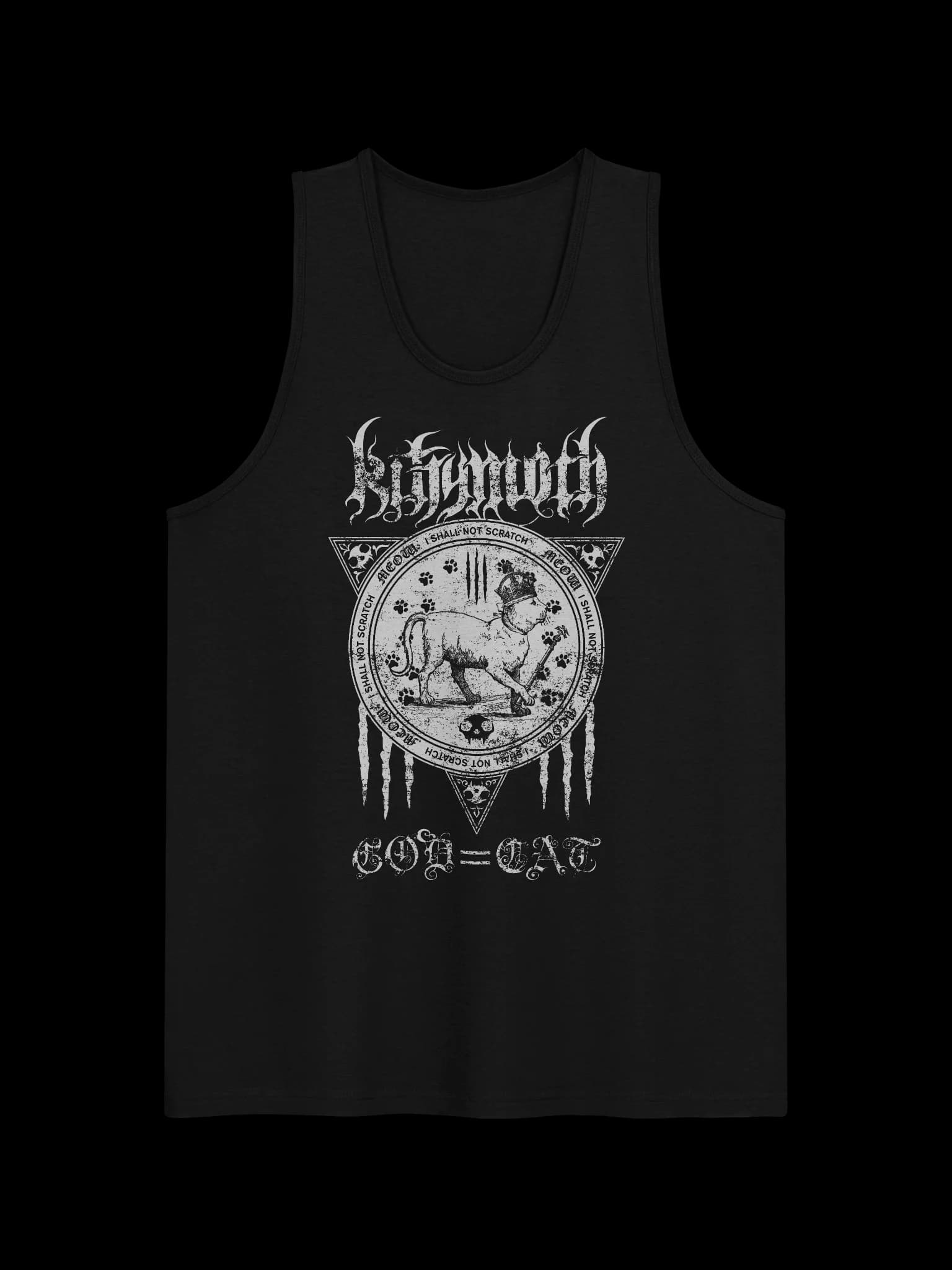 Kittymoth - GOD = CAT - Tank Top