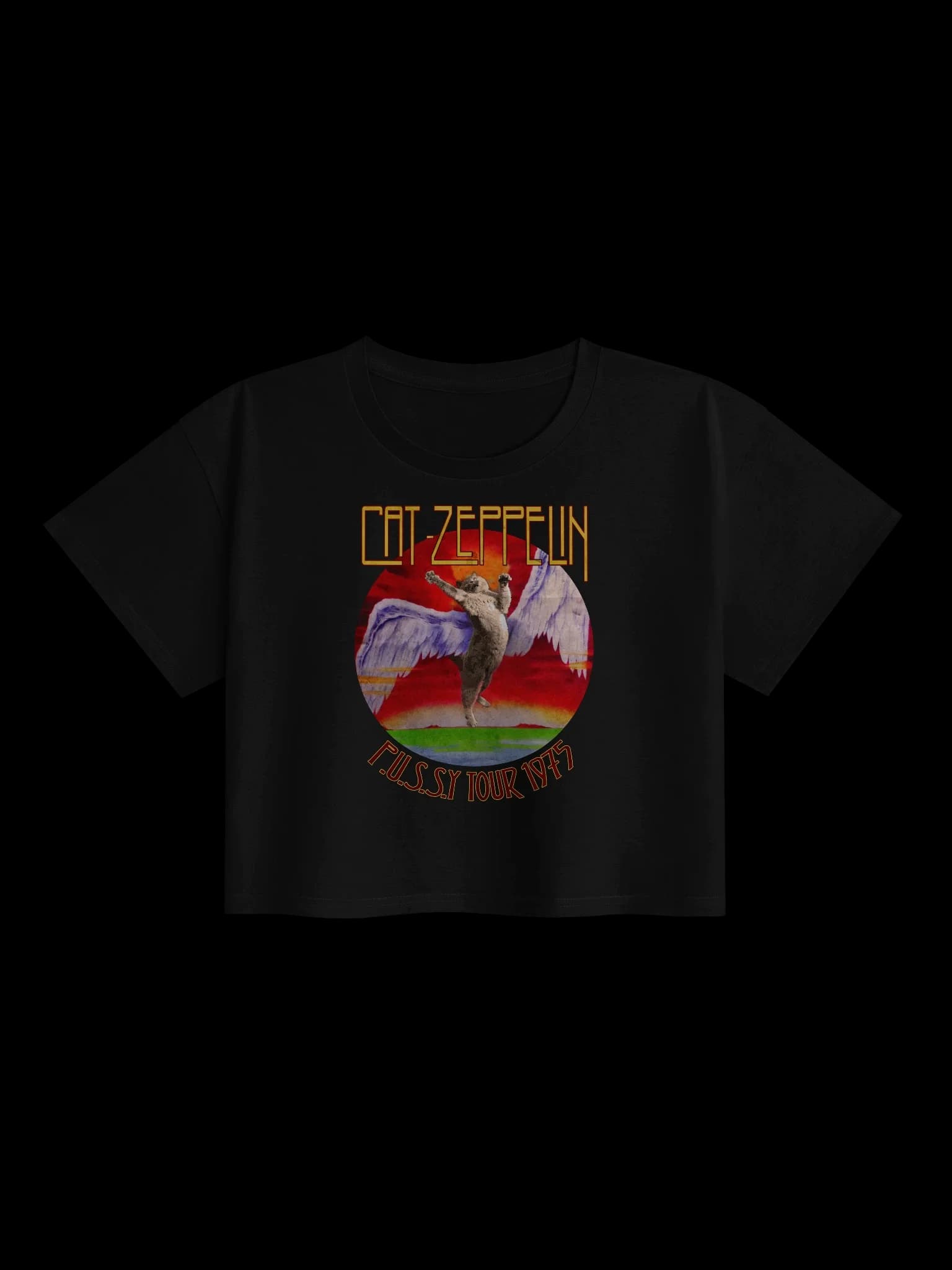 Cat Zeppelin - PUSSY Tour 1975 - Crop Top