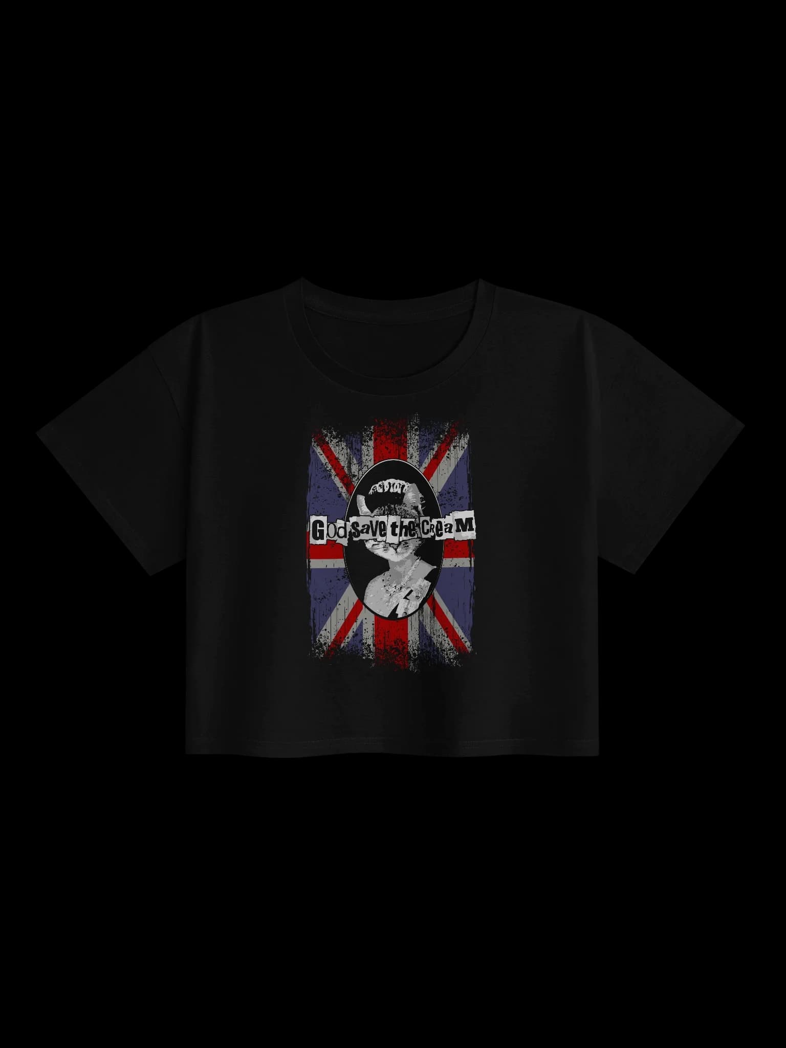 Cat Pistols - God Save The Cream - Crop Top