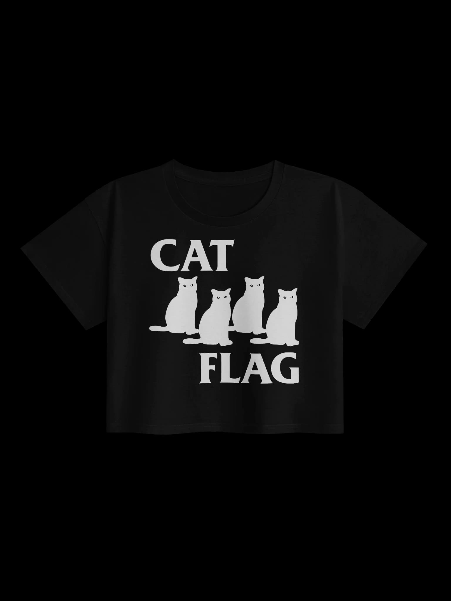 Cat Flag - Crop Top