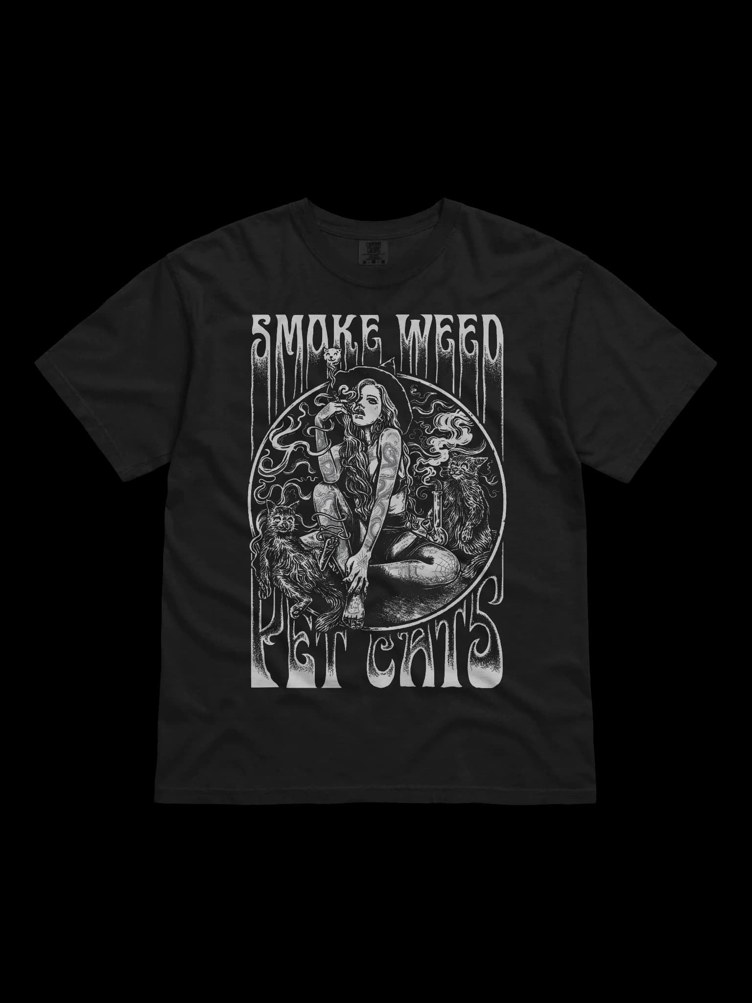 Smoke Weed, Pet Cats - Tee