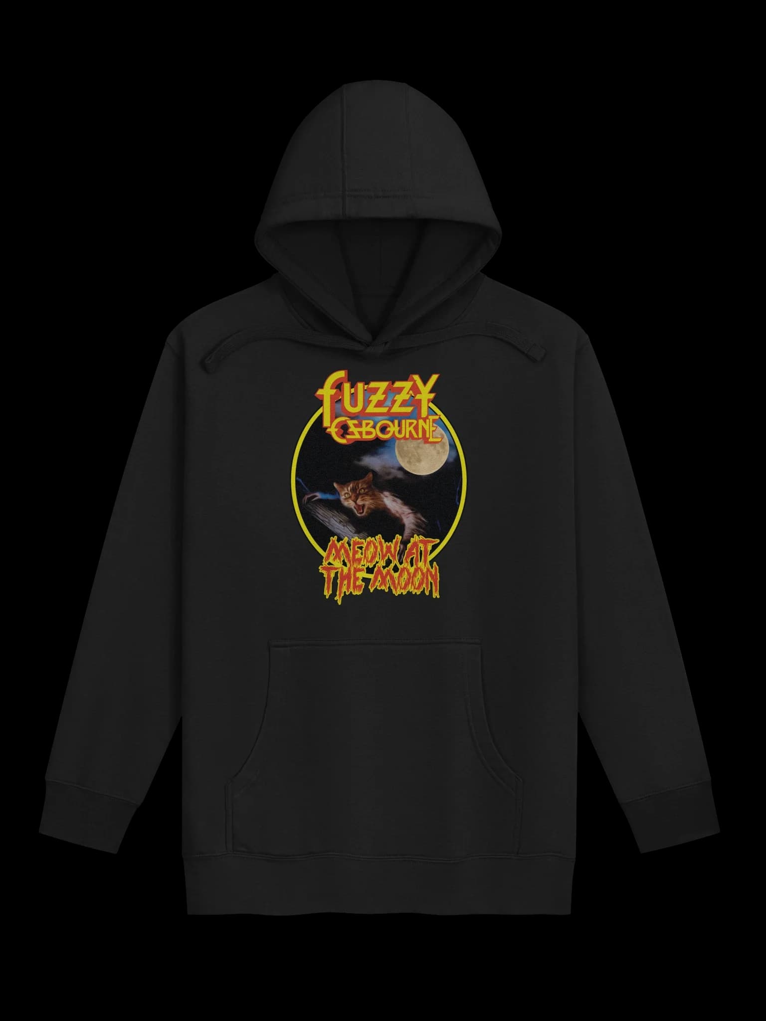 Fuzzy Osbourne - Meow At The Moon - Hoodie