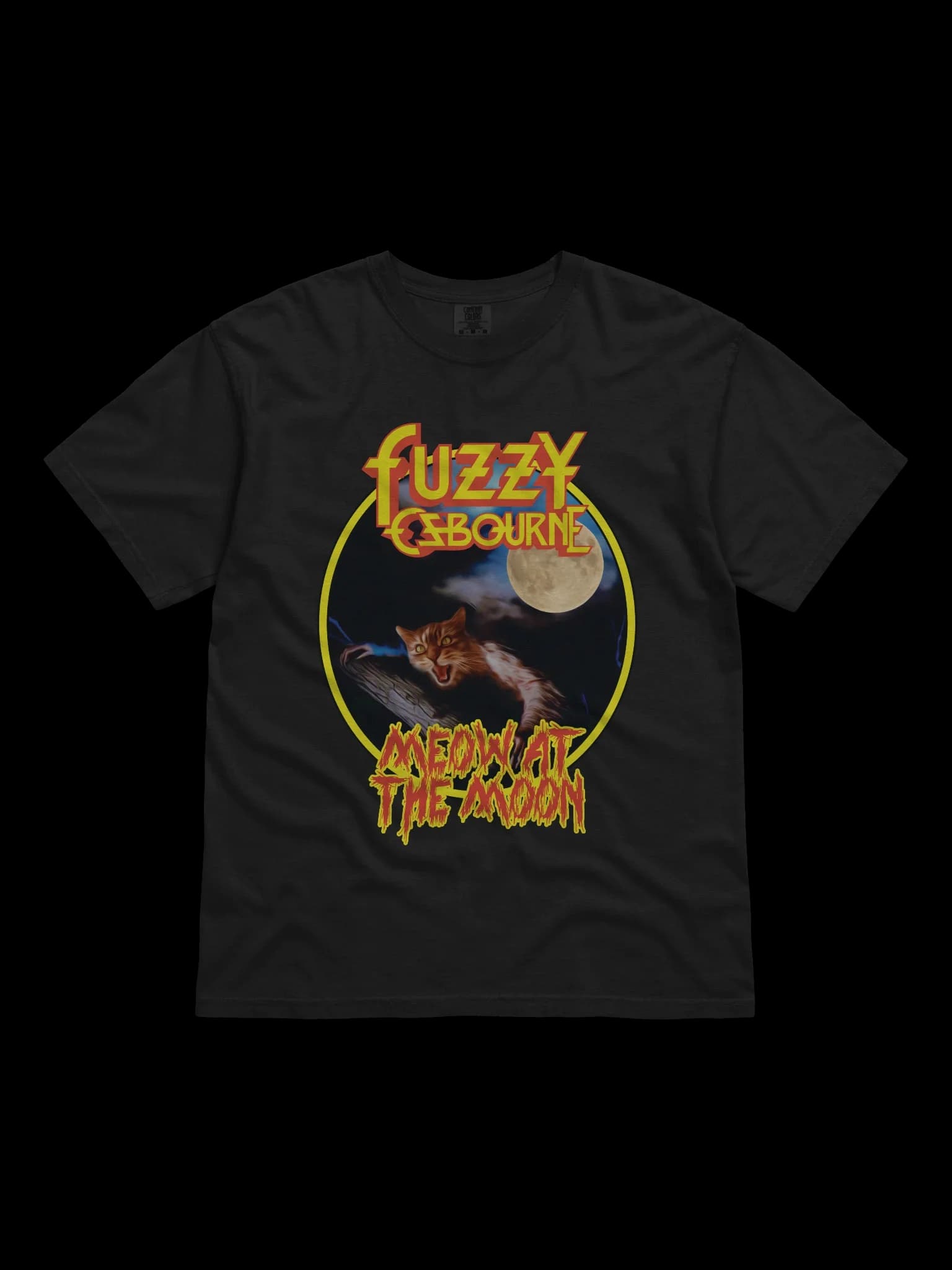 Fuzzy Osbourne - Meow At The Moon - Tee