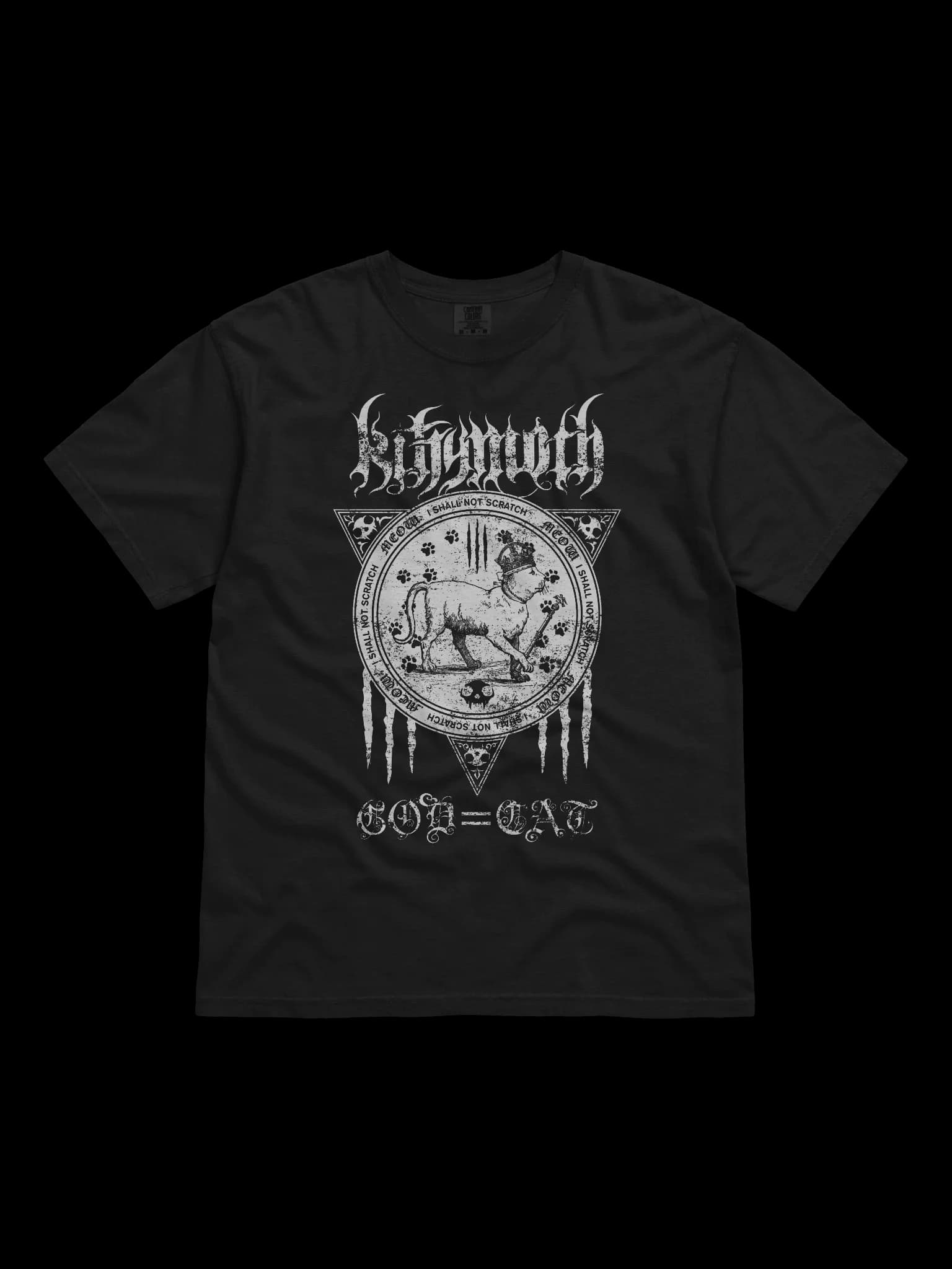 Kittymoth - GOD=CAT - Tee