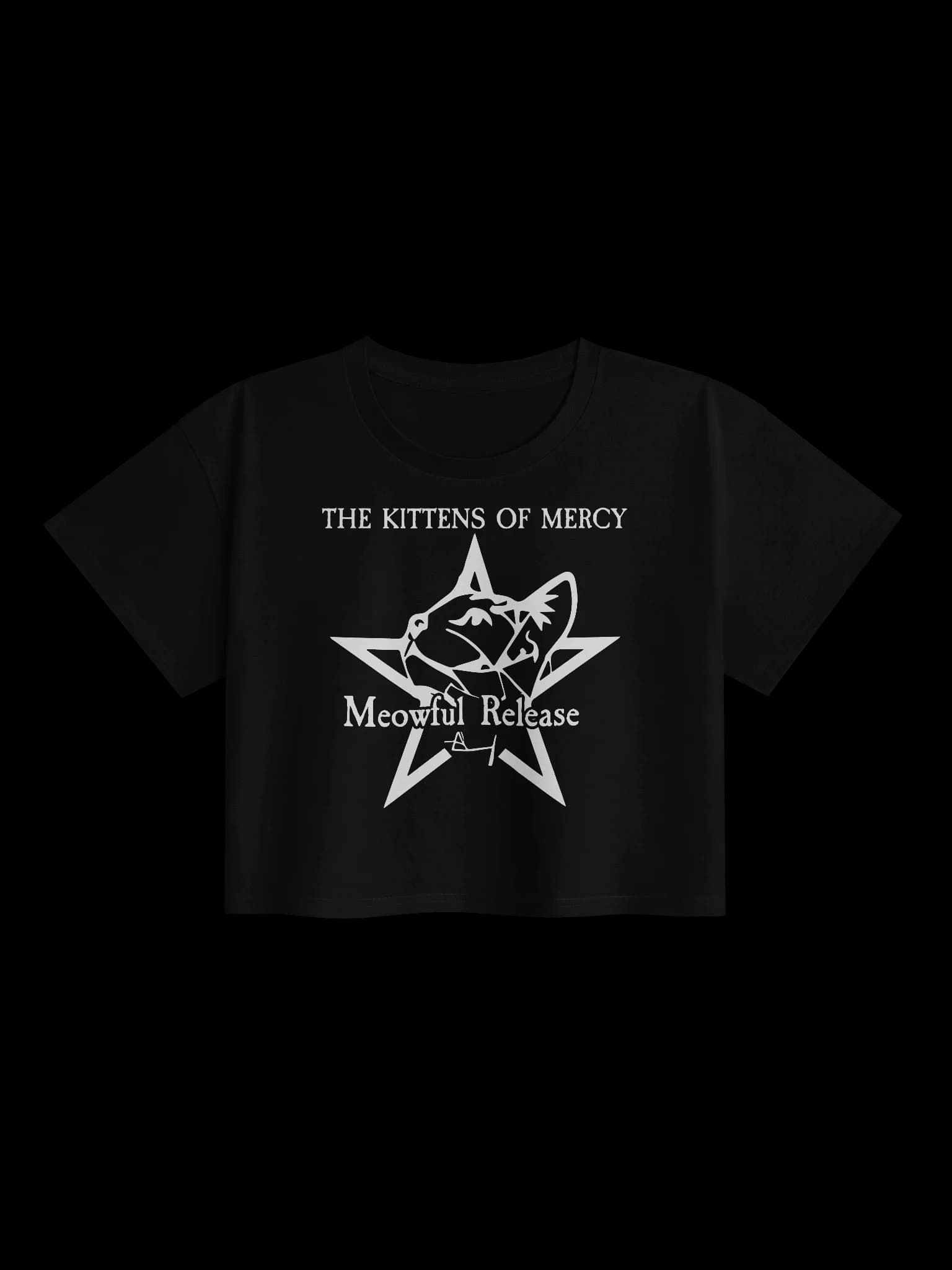 Kittens Of Mercy - Meowful Release - Crop Top