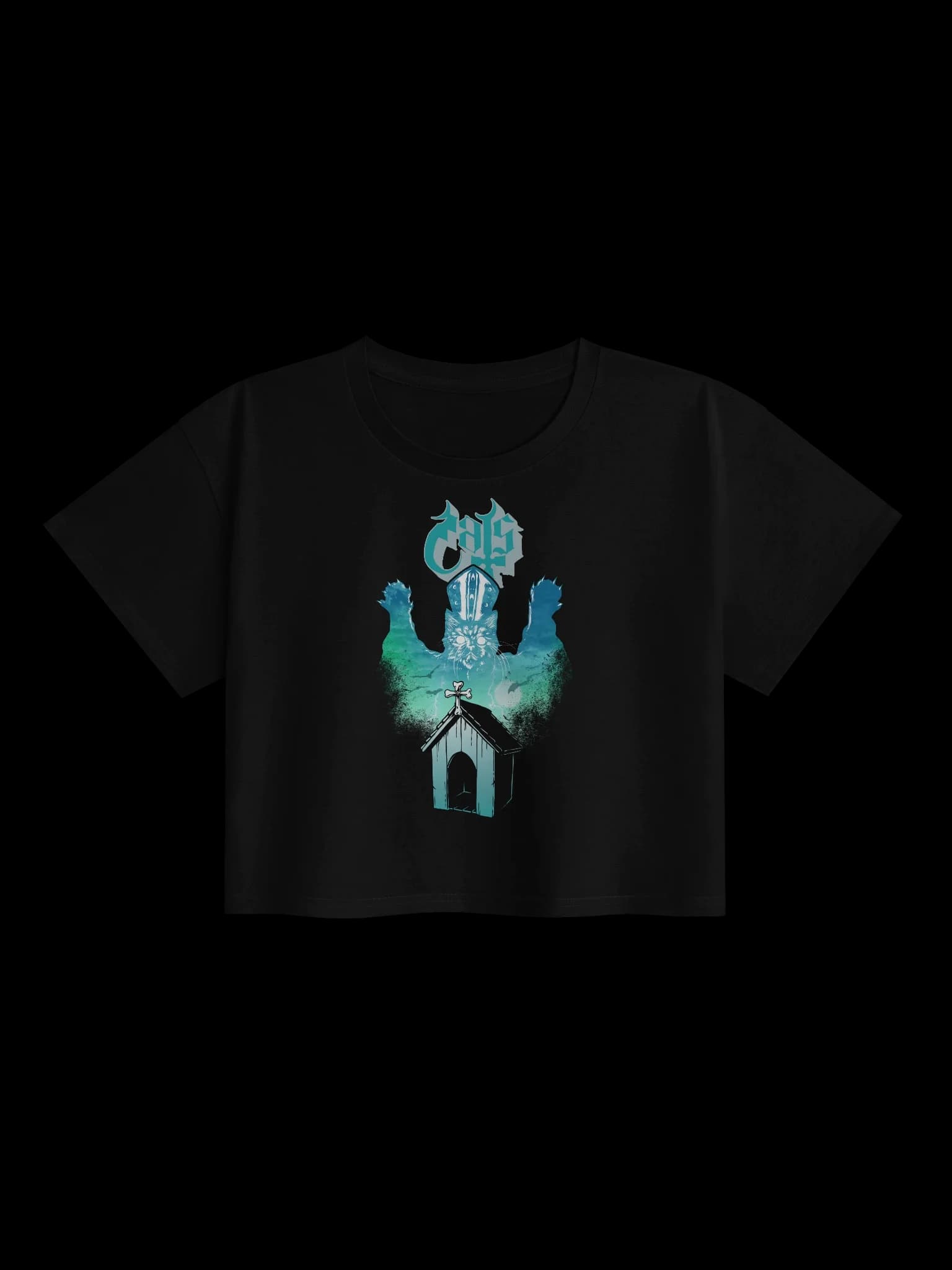 Ghost Cats - Opus - Crop Top