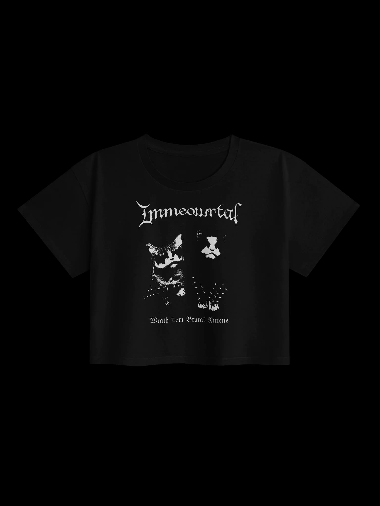 Immeowrtal - Wrath From Brutal Kittens - Crop Top