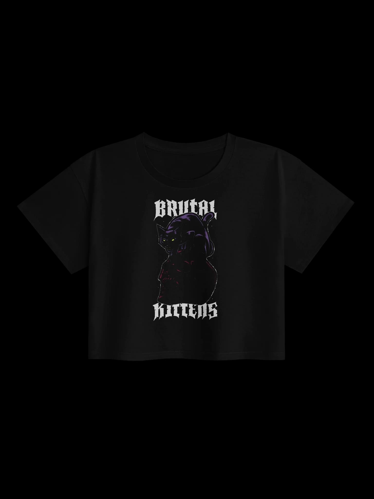 Brutal Kittens Skull Guardian - Crop Top