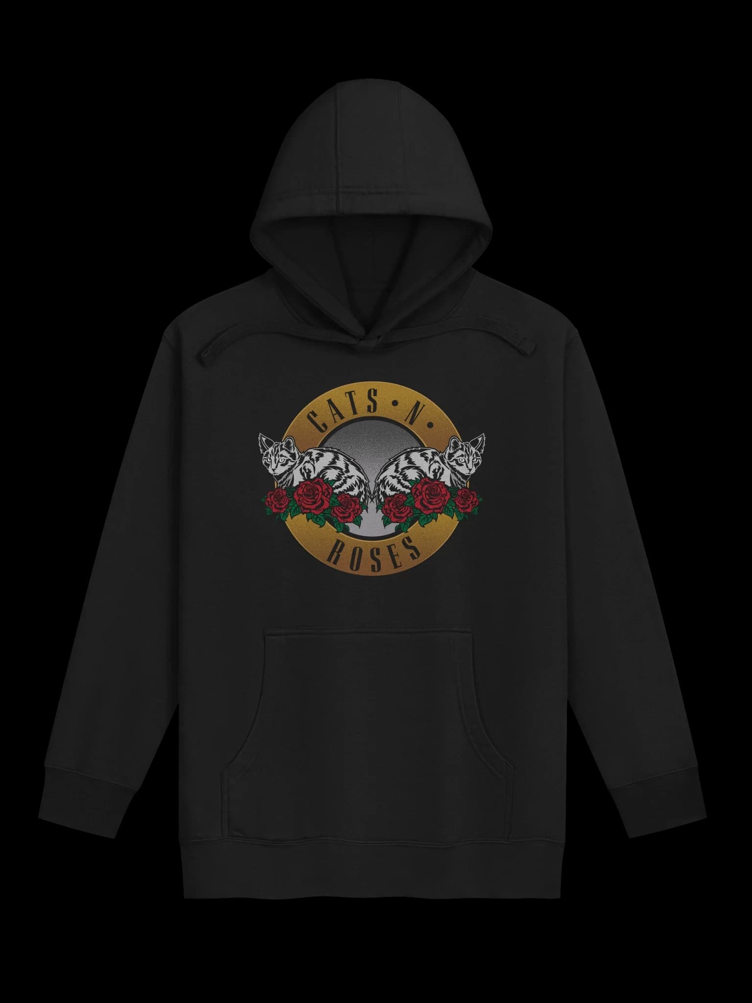 Cats'N'Roses - Hoodie