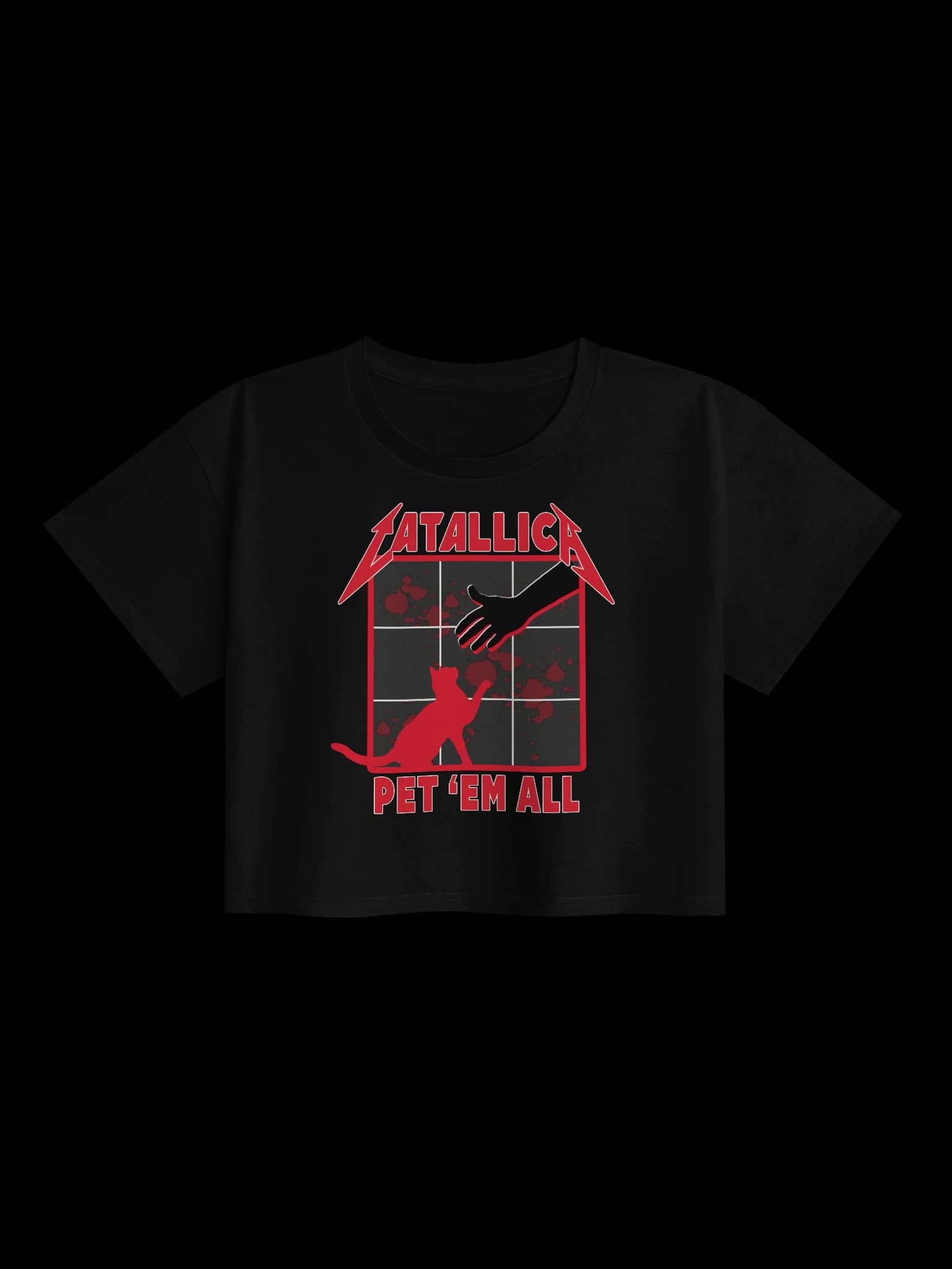 Catallica - Pet 'Em All - Crop Top