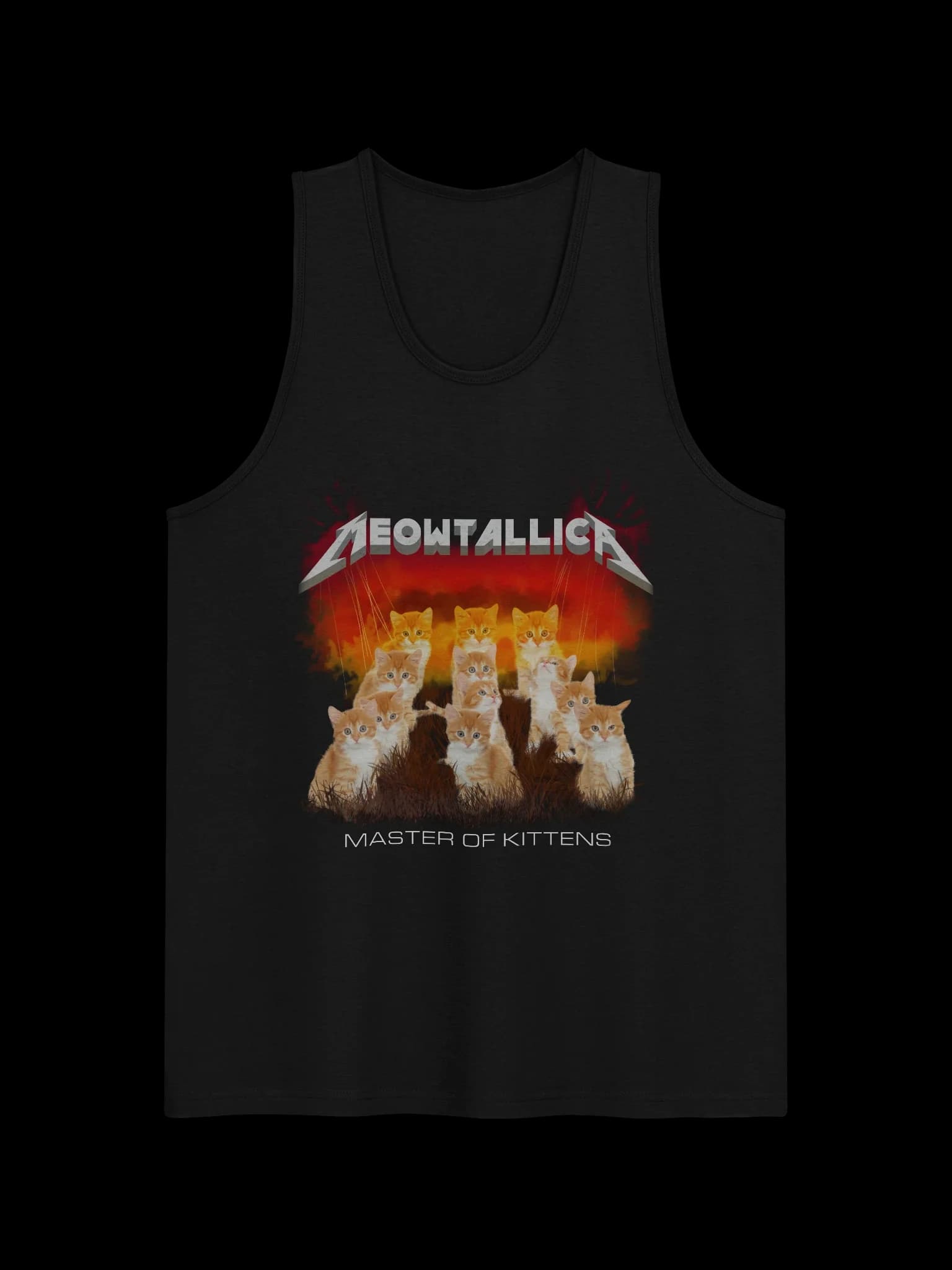 Meowtallica - Master Of Kittens -Tank Top
