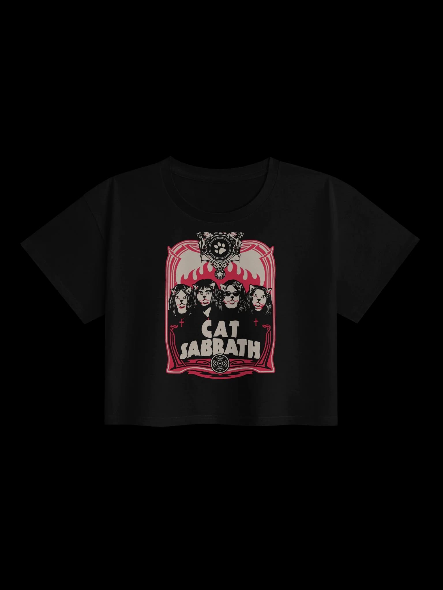 Cat Sabbath - Master Of The Kitty - Crop top