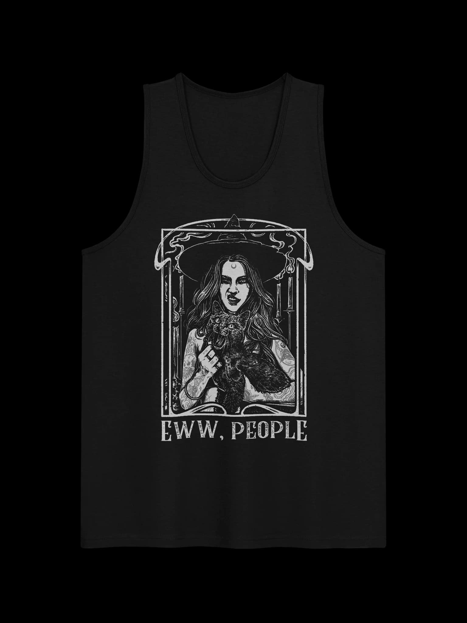 Eww, People - Witch Cat - Tank Top