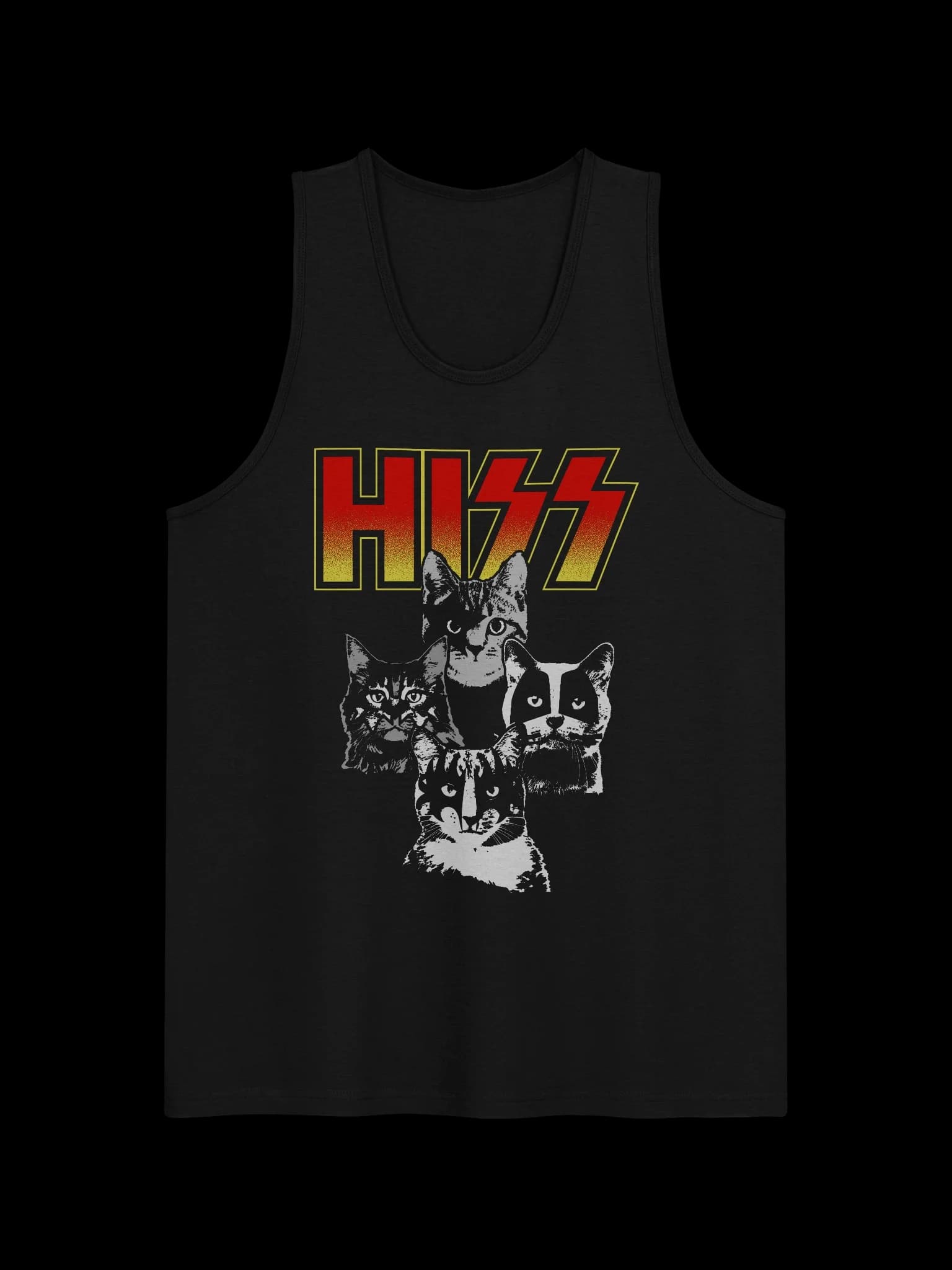 HISS - Original Cat Merch - Tank Top