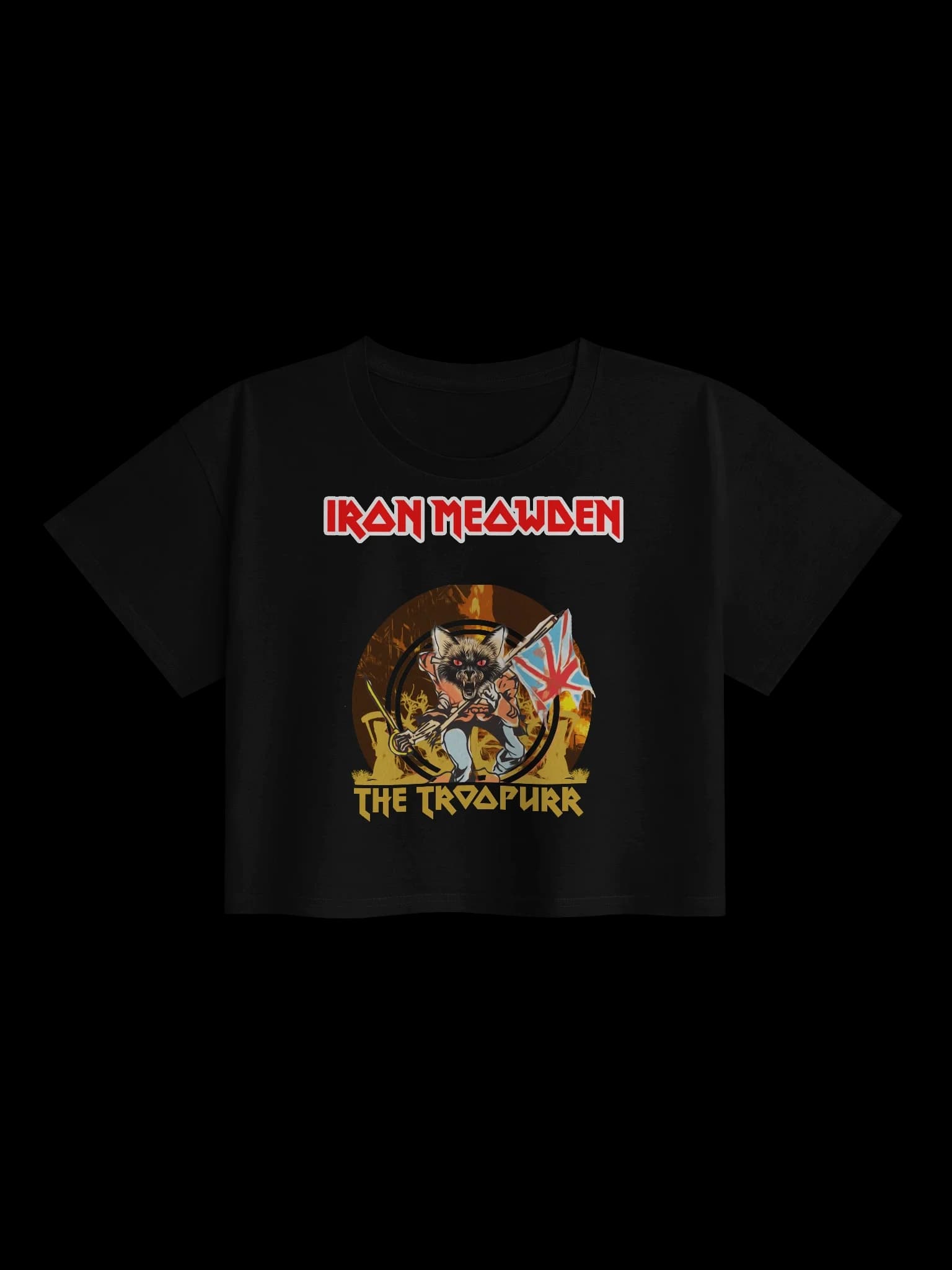 Iron Meowden - Troopurr - Crop Top