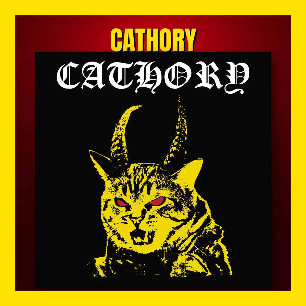 Cathory cat metal cover art