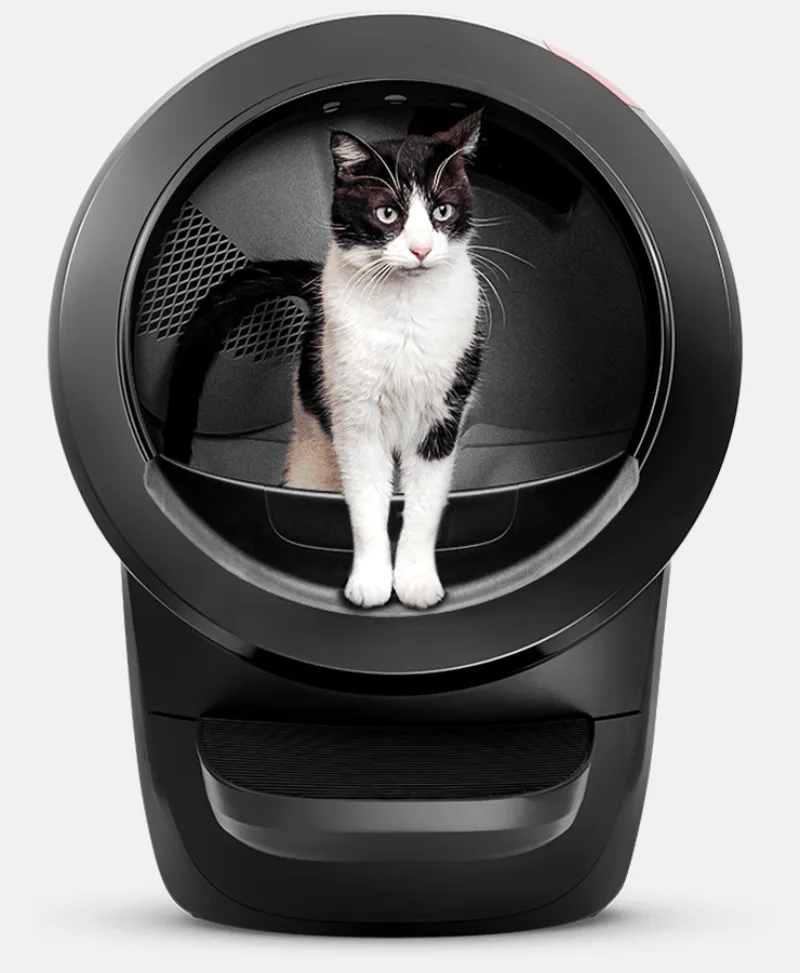 Litter-Robot 4 automatic self-cleaning litter box in black - a premium gift for cat lovers with multiple cats