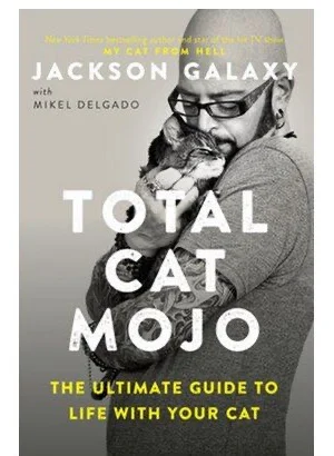 Total Cat Mojo book by Jackson Galaxy with orange cat on the cover - a gift for cat lovers dealing with behavioral problems